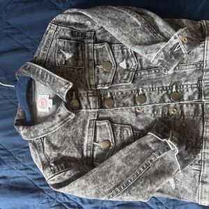 Wonder Nation Black Denim Jacket for Kids